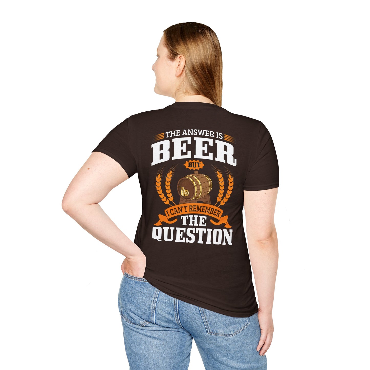 "The Answer is beer" T-shirt