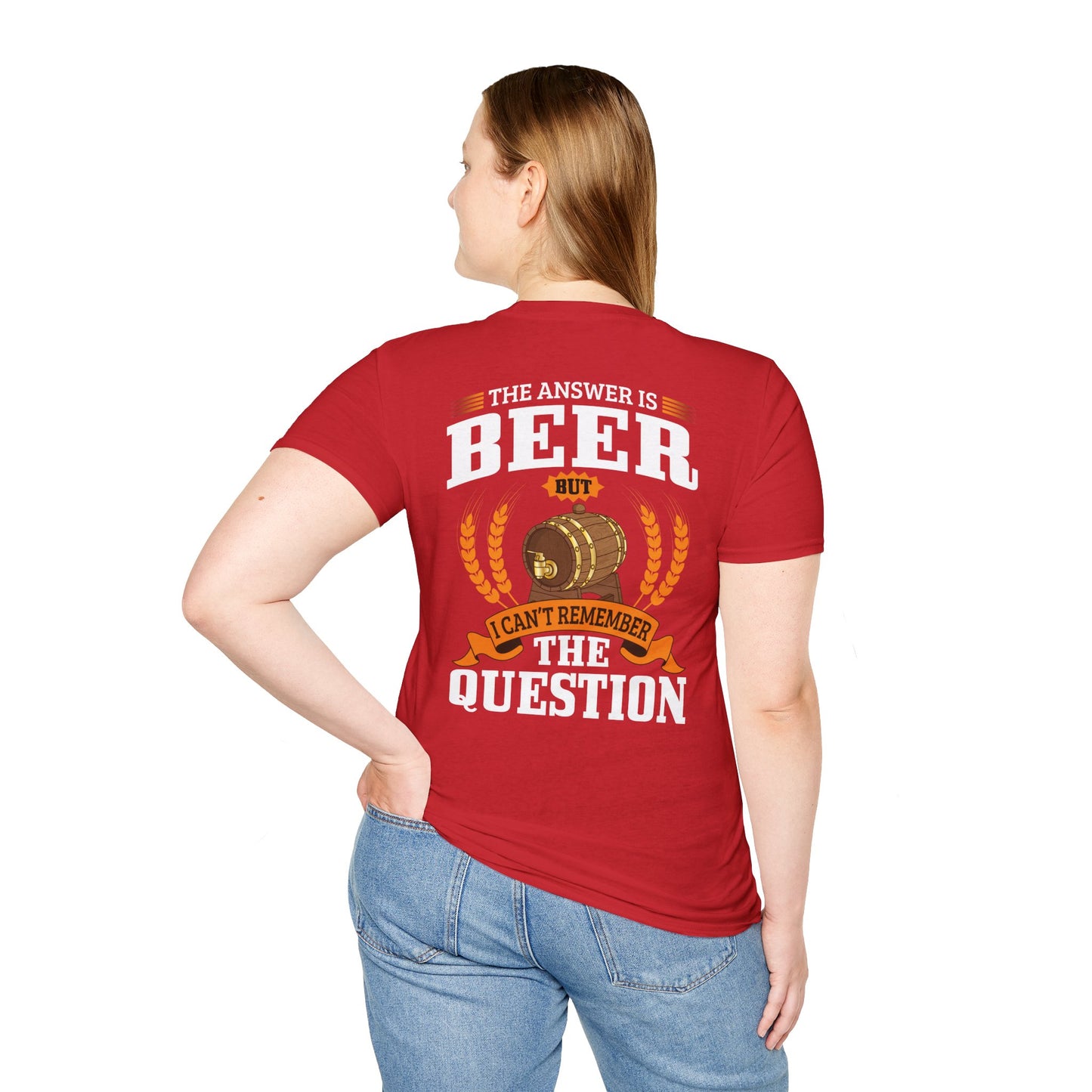 "The Answer is beer" T-shirt