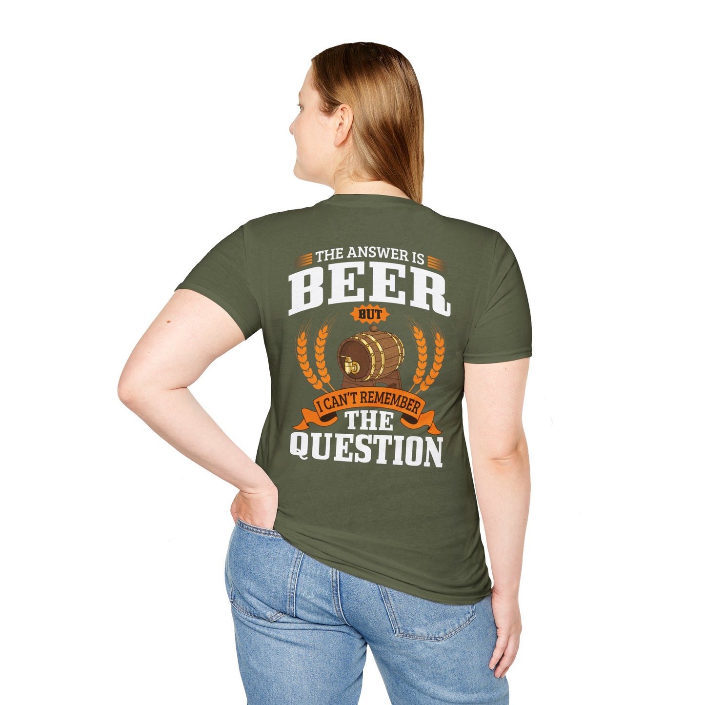 "The Answer is beer" T-shirt
