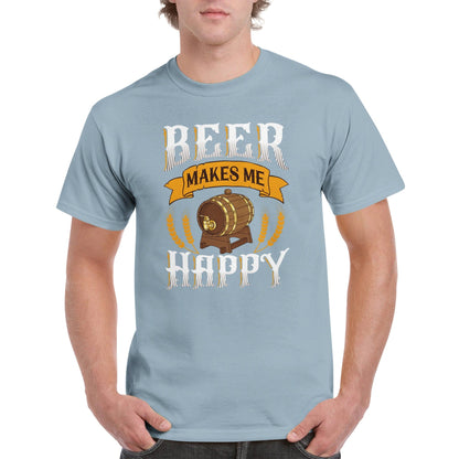 "Beer makes me happy" T-shirt