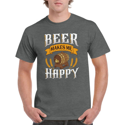 "Beer makes me happy" T-shirt