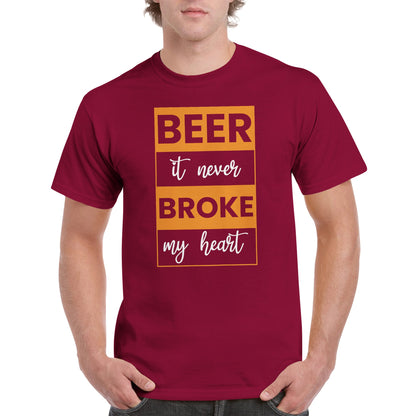 "Beer, it never broke my heart" T-shirt