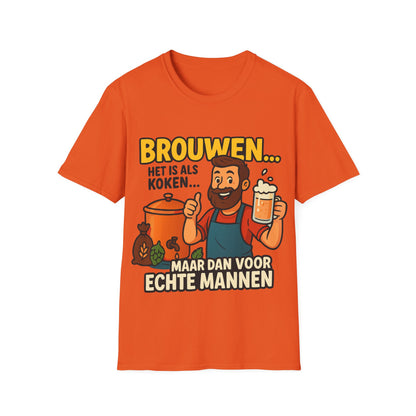 T-shirt unisexe Softstyle-Brasser, c'est comme cuisiner. . . 