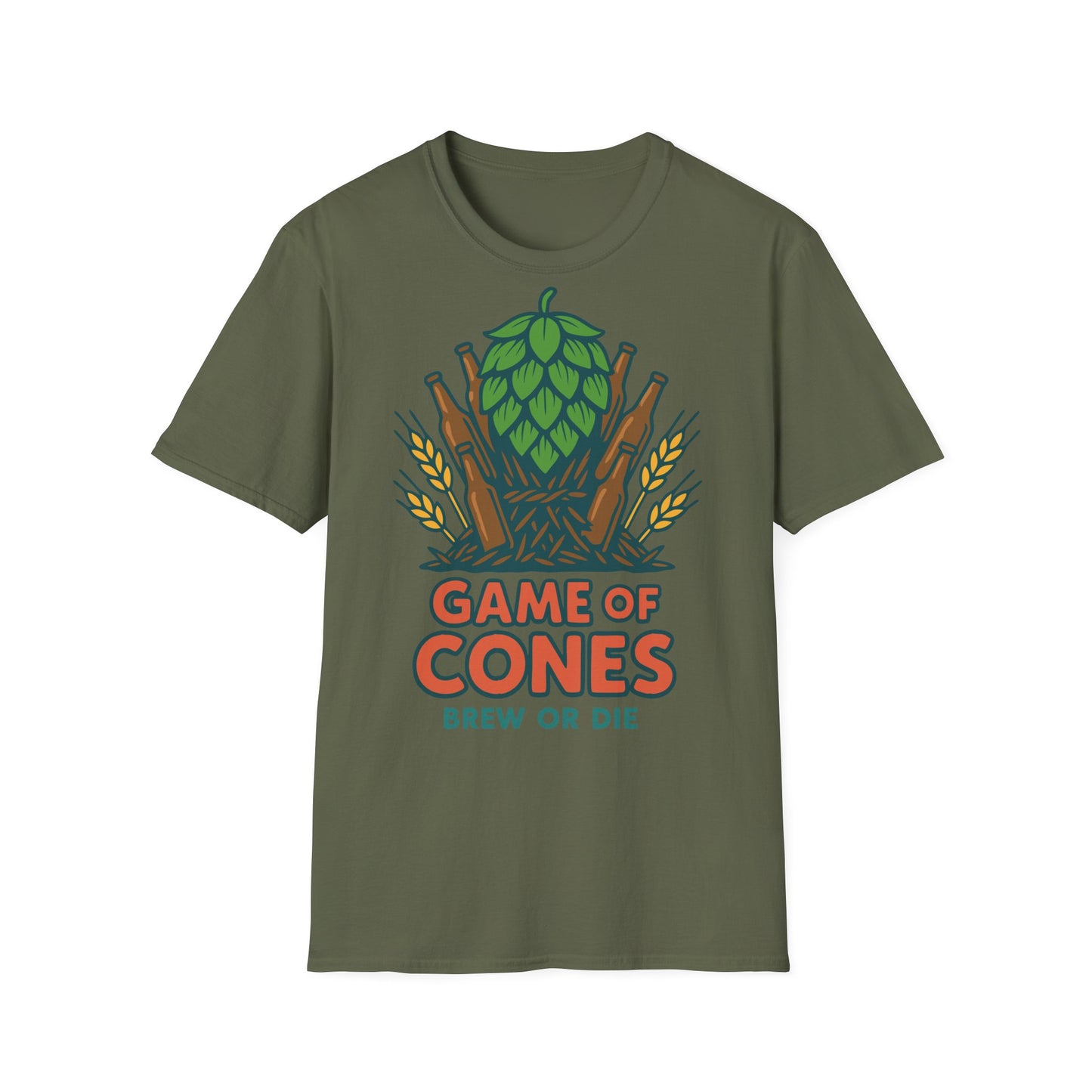 T-shirt unisexe doux-Jeu de cônes