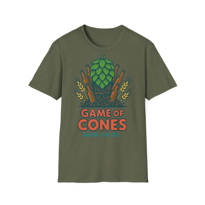 T-shirt unisexe doux-Jeu de cônes