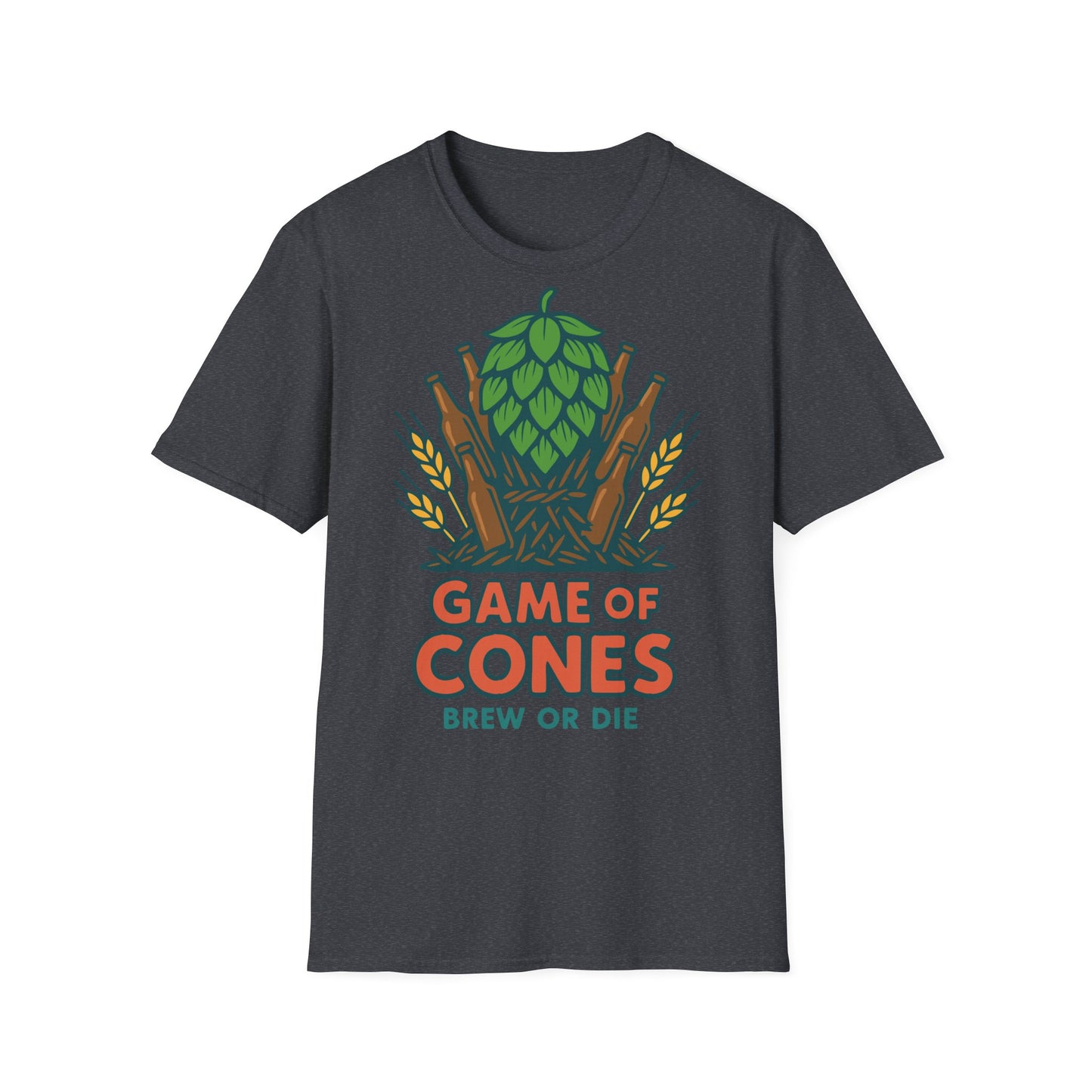 T-shirt unisexe doux-Jeu de cônes