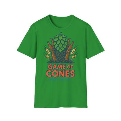 T-shirt unisexe doux-Jeu de cônes