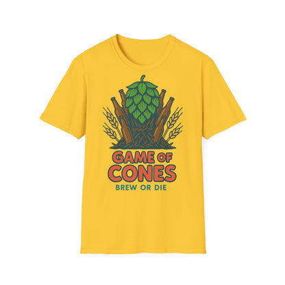 T-shirt unisexe doux-Jeu de cônes