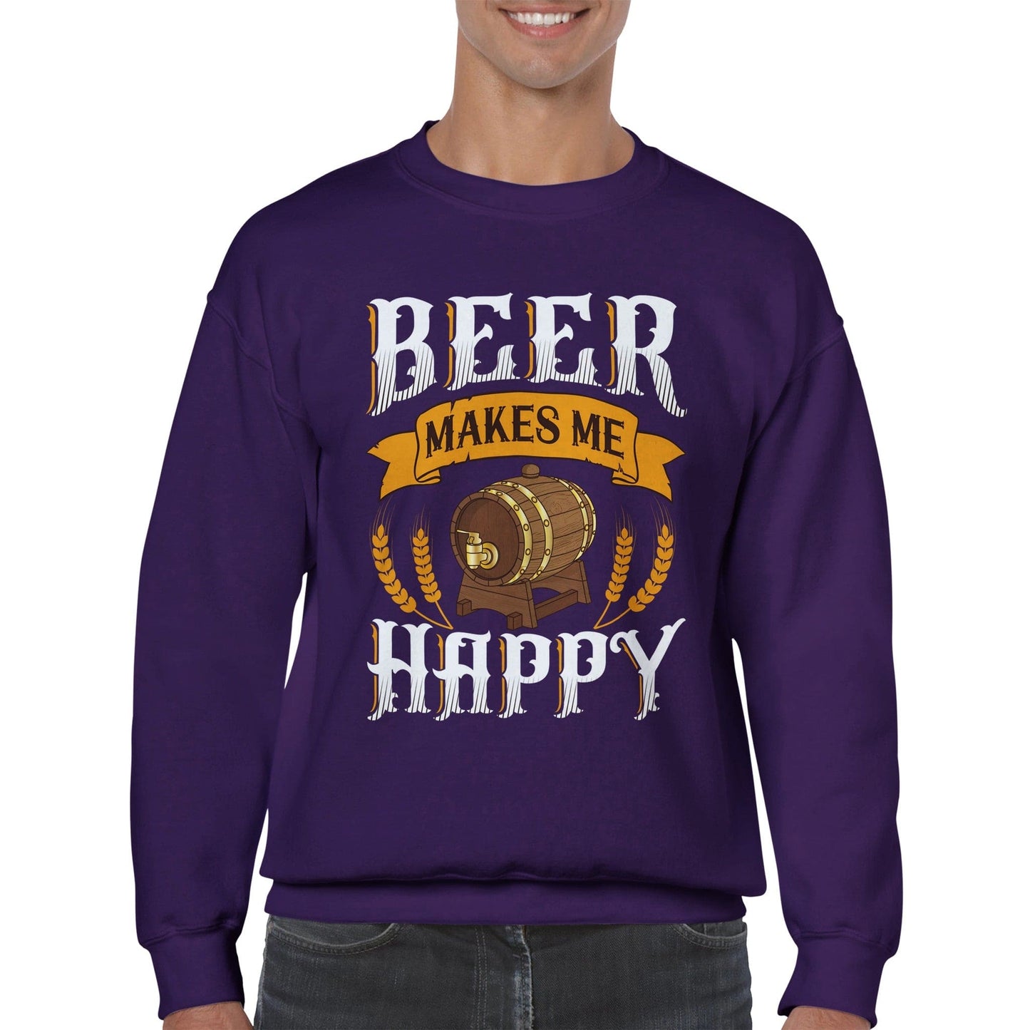 "Bear makes me happy" sweater