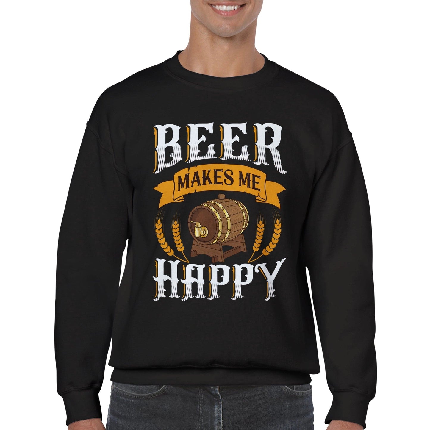 "Bear makes me happy" sweater